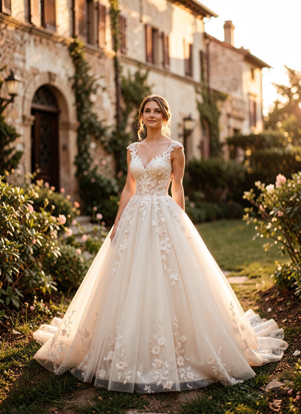 Abito da sposa collezione Romantica 2027