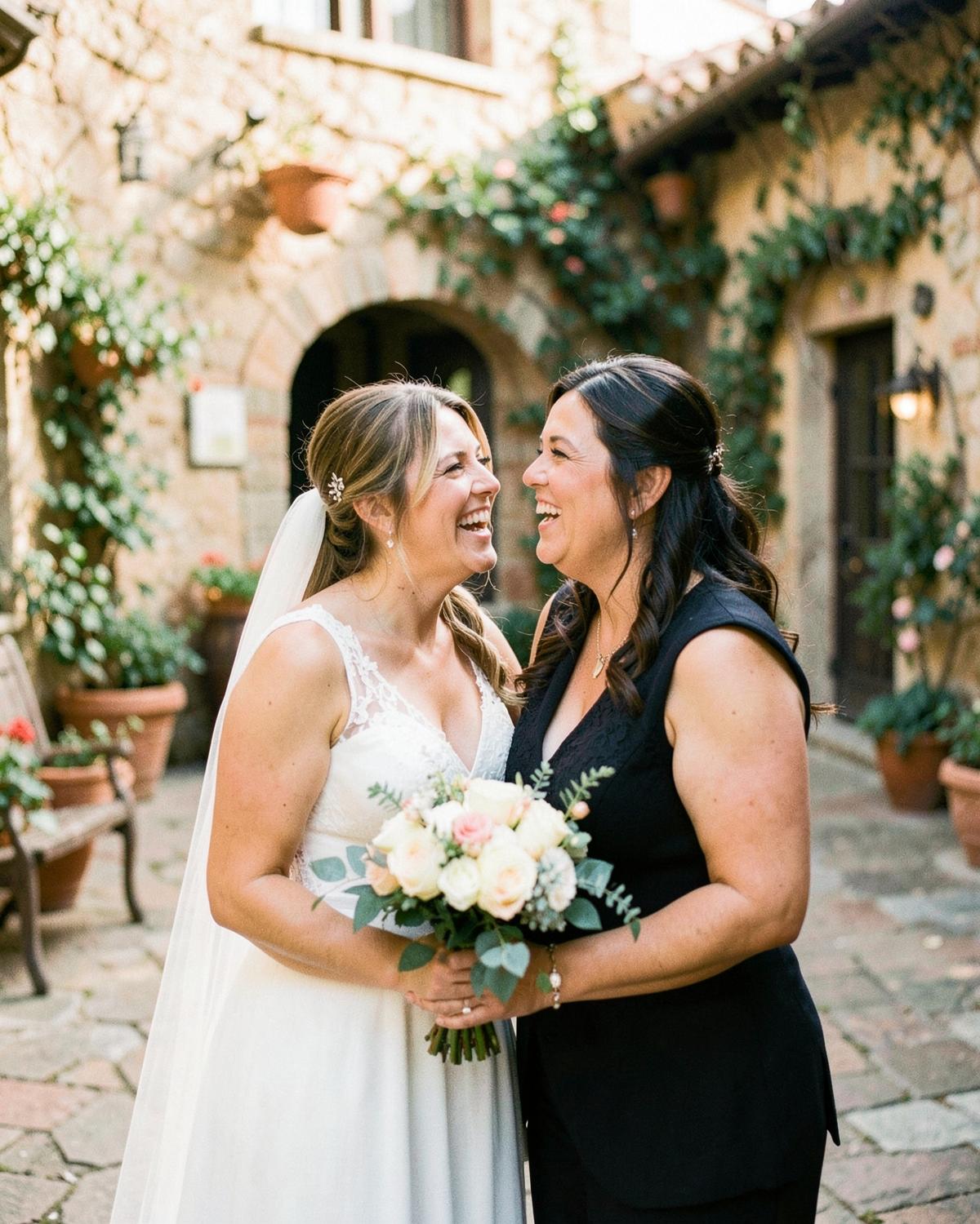 Sposa reale il giorno del matrimonio